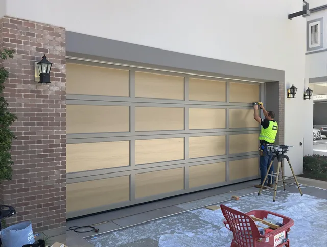 Garage door replacement service by Duxbury Garage Door Repair in Duxbury