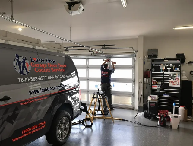 Duxbury Garage Door Repair team performing same-day garage door repair in Duxbury